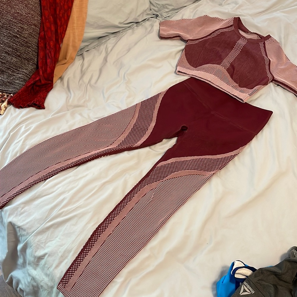 Fabletics Leggings and Crop Top
